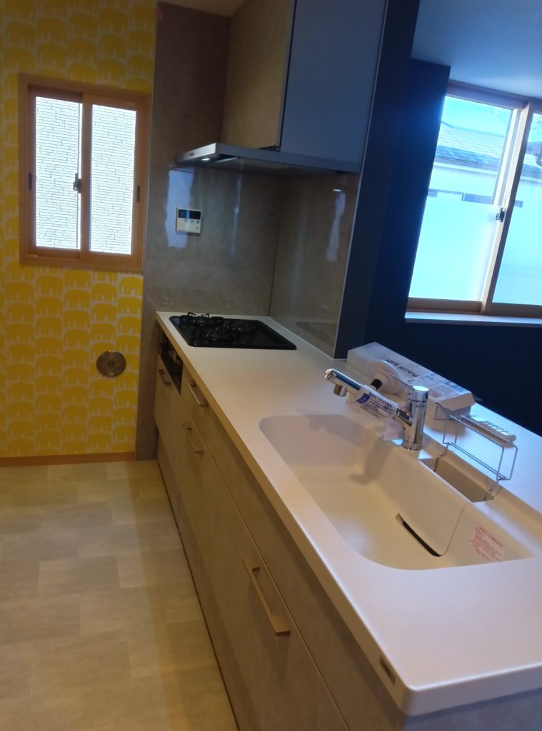 キッチン他工事 F市K様邸